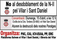 (60 dies) No al desdoblament de la N-II pel Vilar i Sant Daniel