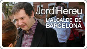 Jordi Hereu, alcalde de Barcelona