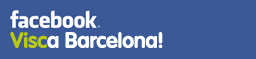 Banner Facebook Barcelona. Enllaça al canal de Visca Barcelona del Facebook