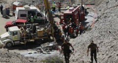 Imatge d'arxiu de la zona en què es treballa per rescatar els miners. (Font: Reuters)