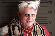 Papa Benedictus XVI Ratzinger ull blau 185