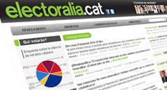 Pàgina principal d'Electoralia.cat