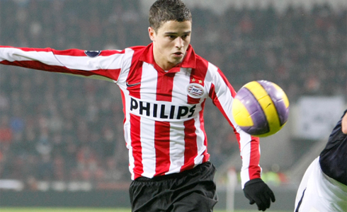 Afellay, jugant amb la samarreta del PSV