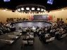 Vista general de una sesión de trabajo de la cumbre de la OTAN