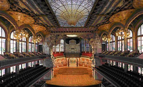 Interior del Palau de la Música