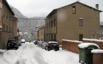 Imagen de la nieve caída durante las últimas horas en el Pirineo catalán | 