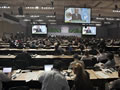 Imatge de la sala de conferències en què se celebra XVI Conferència de les Parts de l'ONU sobre Canvi Climàtic.