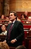 Imatge de Mas no aconsegueix la majoria absoluta per ser investit president de la Generalitat en primera votació