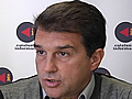 Joan Laporta, en l'espai "L'entrevista" de Catalunya Informació