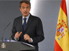 Zapatero, declaracions a la Moncloa.