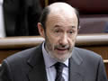 El vicepresident del govern espanyol, Alfredo Pérez Rubalcaba (Foto: EFE)