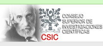 Fotocomposicion con la imagen de Cajal ye logotipo y nombre del CSIC