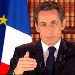 Nicolas Sarkozy durant la seva compareixença / EFE