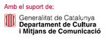 Amb el suport del Departament de Cultura i Mitjans de Comunicació de la Generalitat de Catalunya