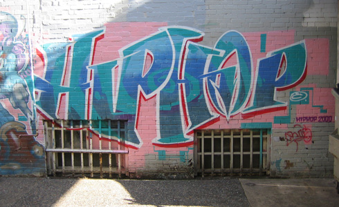 Grafiti en paret
