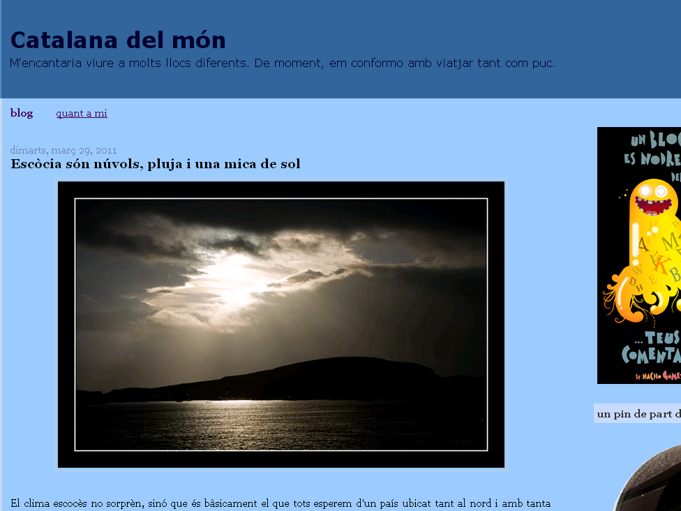 Cada dia un blog en català. Entra-hi!