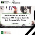 Comentari sobre les dades del Baròmetre sobre ús i coneixement del català<br/>