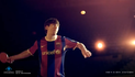 Leo Messi juga a tenis taula en un anunci