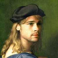 Brad Pitt amb una espectacular cabellera i l'estil d'un mecenes renaixentista