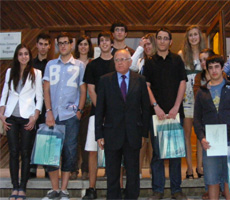 Carme Calderer, Liven SA i diversos estudiants, premiats al dia d'Europa de Berga