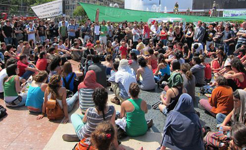 Indignats de Barcelona en #acampadabcn