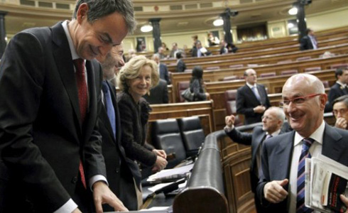 9Duren i Lleida parla amb Zapatero, salgado i Rublacaba al Congrés