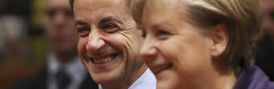 Sarkozy i Merkel es reuniran abans de la cimera per preparar la posició de la UE respecte a la crisi grega. (Foto: EFE)