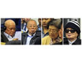 Foto dels quatre exdirigents dels khmers rojos (Foto: Reuters)