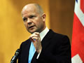 El ministre britànic d'Afers Estrangers, William Hague