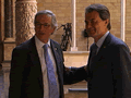 Xavier Trias i Artur Mas, en la primera reunió institucional