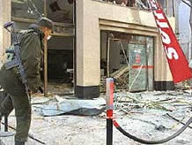 Atemptat suïcida en un centre comercial al nord d'Hèlsinki (Finlàndia) el 2002