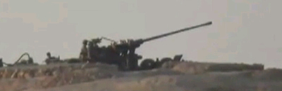 Un tanc de l'exèrcit dispara a la província d'Homs per reprimir la població.
