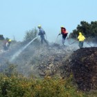Els bombers donen per controlat el foc de l'Alt Empordà
