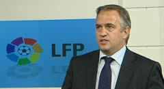 El president de la LFP, José Luis Astiazarán