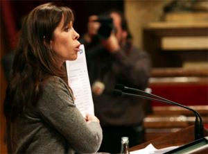 Una imatge de la votació de la llei òmnibus de reforma de la Corporació Catalana de Mitjans Audiovisuals i el Consell de l’Audiovisual de Catalunya. · 