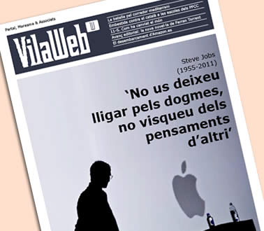 La revista de +VilaWeb recorda Steve Jobs
