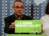 Joan Coscubiela amb el lema d'ICV-EUiA pel 20N