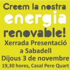 Som Energia presenta una alternativa de consum energètic a Sabadell