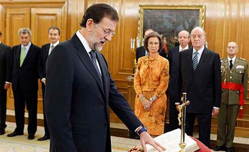 Mariano Rajoy jura el cargo de Presidente
