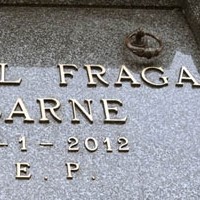 'BO E XENEROSO'. Així diu la làpida de Manuel Fraga Iribarne, mort el passat 15 de gener a Madrid.