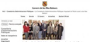 El govern de Bauzá manipula una foto per fer-hi desaparèixer un càrrec del PP