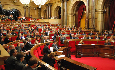 Votació en el Parlament de Catalunya