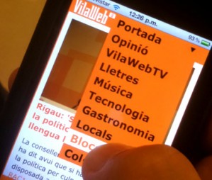 VilaWeb posa en funcionament el sistema d'alertes de notícies per a iPhone