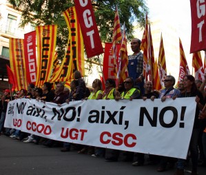 La vaga general fa un torcebraç amb Mariano Rajoy