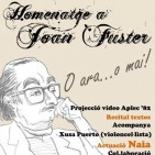 Castelló per la Llengua homenatjarà Joan Fuster el Vint-icinc d'Abril