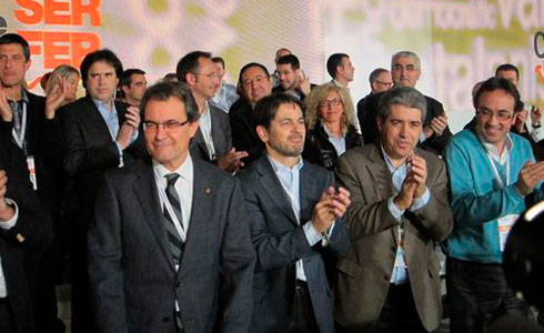 Oriol Pujol, Artur Mas, Francesc Homs... al Congrés de CDC