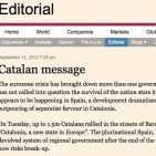 Editorial del Financial Times: 'El missatge català'