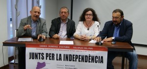 Els independentistes valencians, junts a l'aplec del Puig