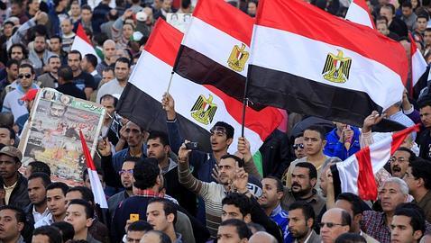 Manifestación contra Mursi en la plaza Tahrir
