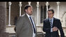 Consulta. El president, Artur Mas, i el líder d'ERC, Oriol Junqueras, es reuneixen al Palau de la Generalitat/ Cristina Calderer